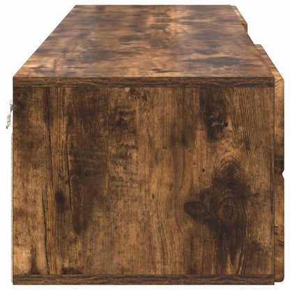 Wandmontiertes Lowboard | Holzschrank | Wandschrank | 2 Schubladen | 150 cm