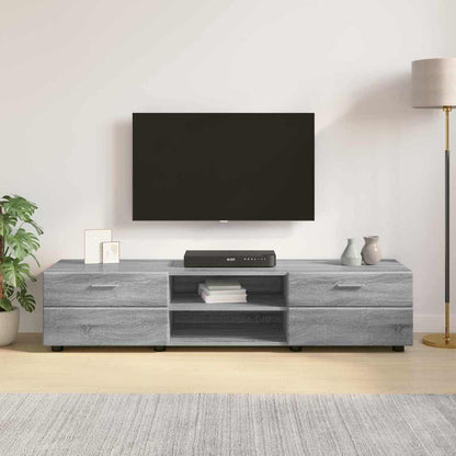 Wandmontiertes Lowboard | Holzschrank | Wandschrank | 2 Schubladen | 150 cm