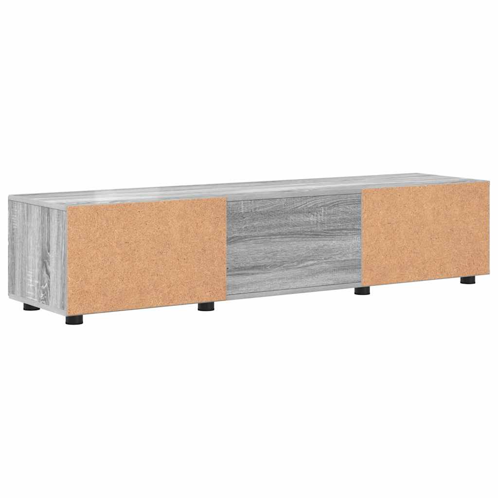 Wandmontiertes Lowboard | Holzschrank | Wandschrank | 2 Schubladen | 150 cm