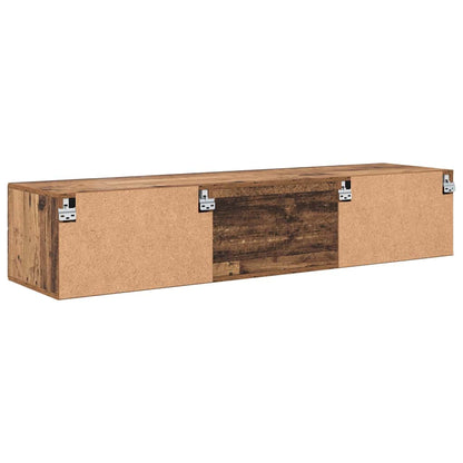 Wandmontiertes Lowboard | Holzschrank | Wandschrank | 2 Schubladen | 150 cm