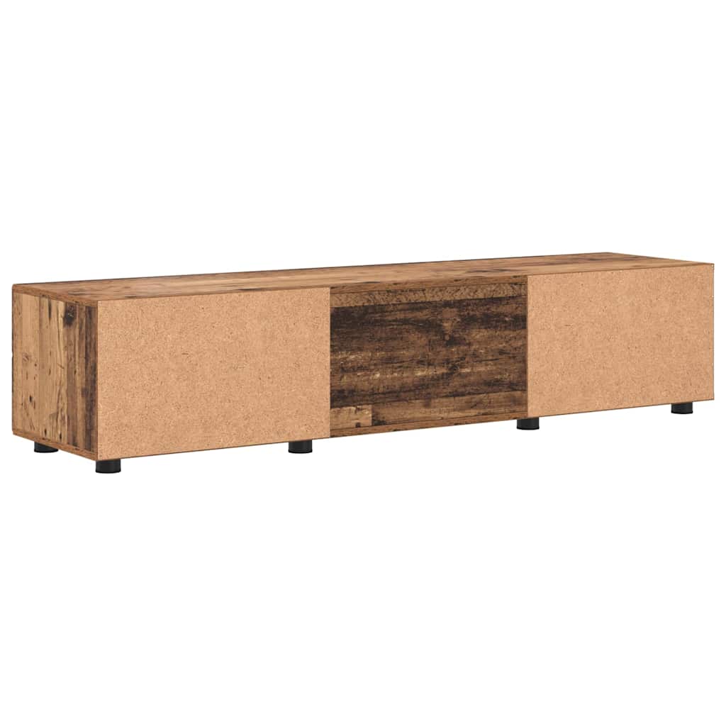 Wandmontiertes Lowboard | Holzschrank | Wandschrank | 2 Schubladen | 150 cm