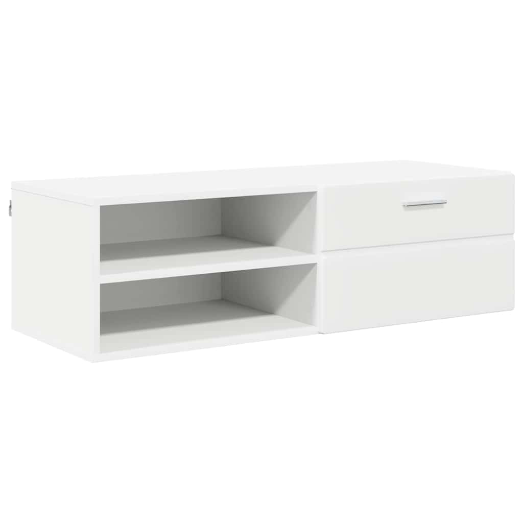 TOP Wandschrank | 1 Schublade | Wandmontiertes Lowboard | Holzschrank | 100 cm