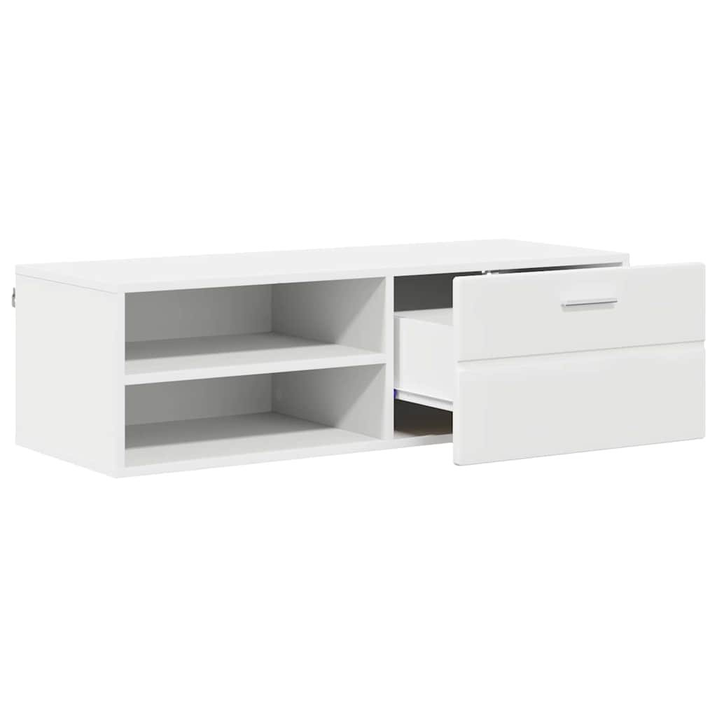 TOP Wandschrank | 1 Schublade | Wandmontiertes Lowboard | Holzschrank | 100 cm