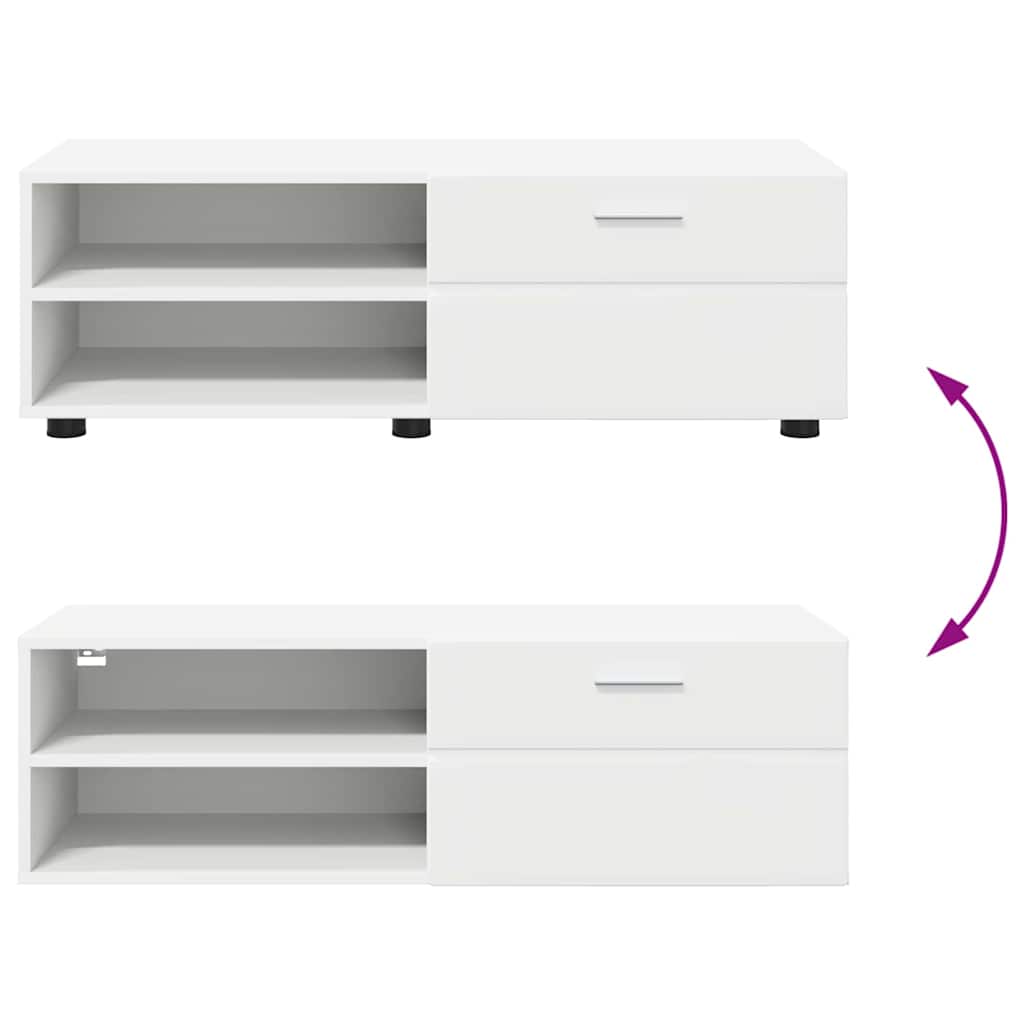 TOP Wandschrank | 1 Schublade | Wandmontiertes Lowboard | Holzschrank | 100 cm