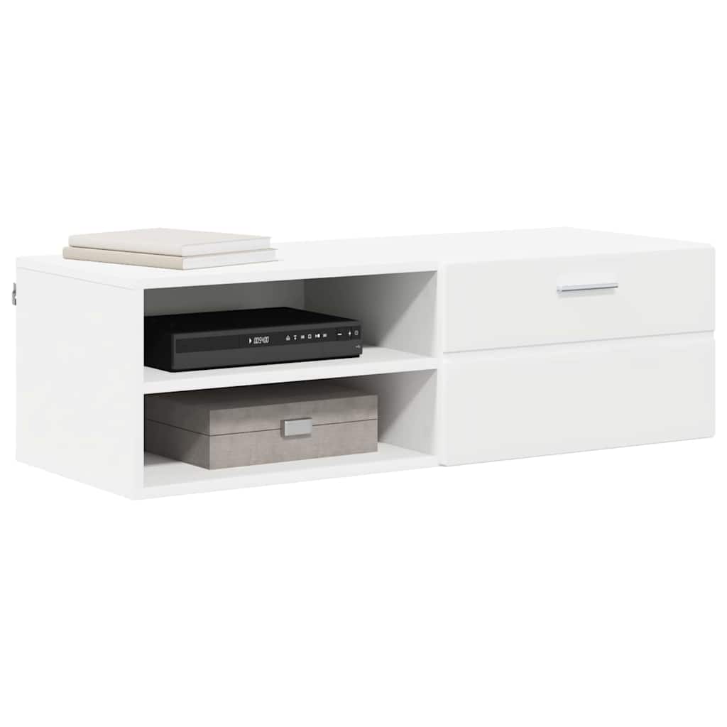 TOP Wandschrank | 1 Schublade | Wandmontiertes Lowboard | Holzschrank | 100 cm
