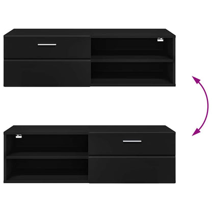 TOP Wandschrank | 1 Schublade | Wandmontiertes Lowboard | Holzschrank | 100 cm