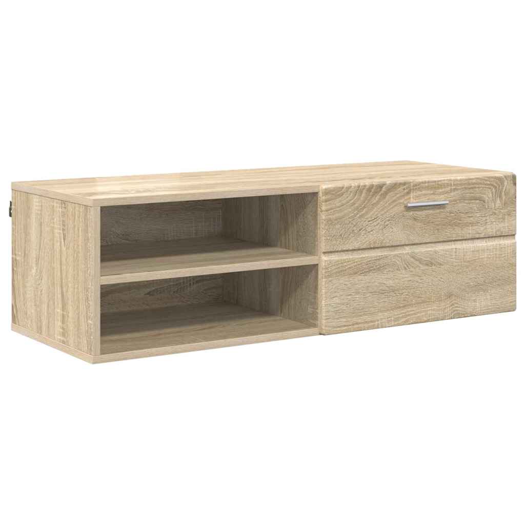 TOP Wandschrank | 1 Schublade | Wandmontiertes Lowboard | Holzschrank | 100 cm