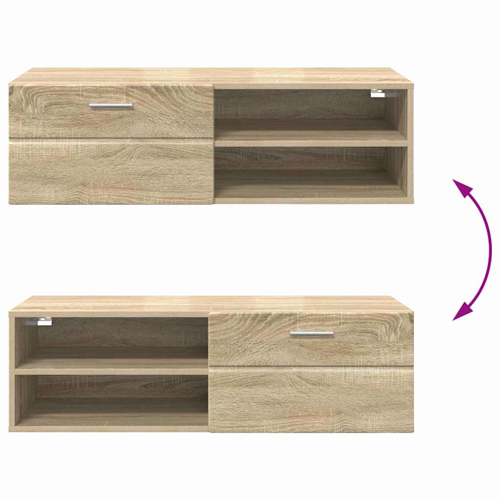 TOP Wandschrank | 1 Schublade | Wandmontiertes Lowboard | Holzschrank | 100 cm
