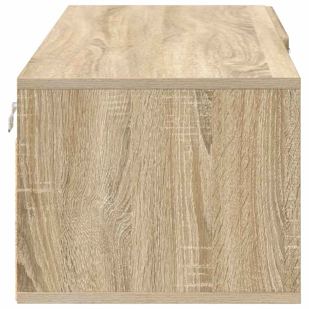 TOP Wandschrank | 1 Schublade | Wandmontiertes Lowboard | Holzschrank | 100 cm