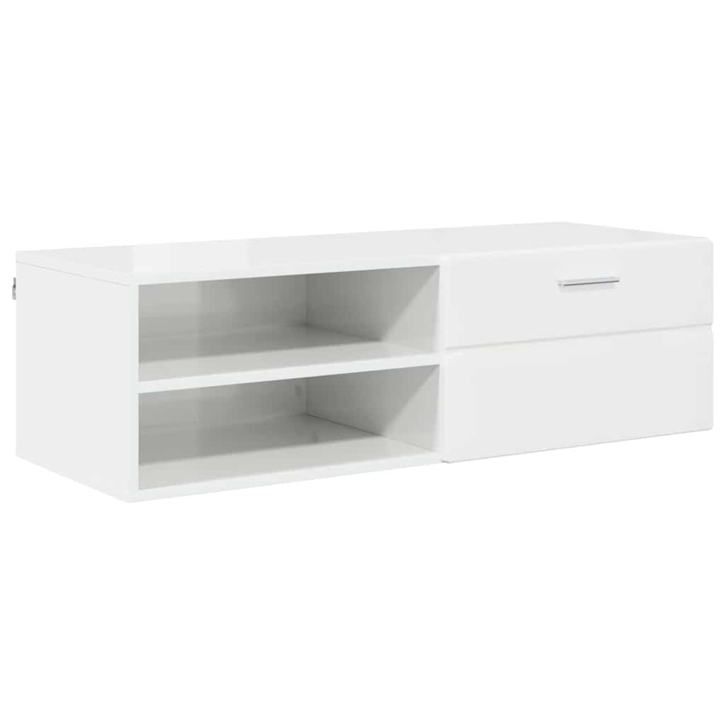 TOP Wandschrank | 1 Schublade | Wandmontiertes Lowboard | Holzschrank | 100 cm