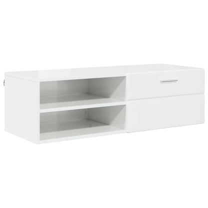 TOP Wandschrank | 1 Schublade | Wandmontiertes Lowboard | Holzschrank | 100 cm