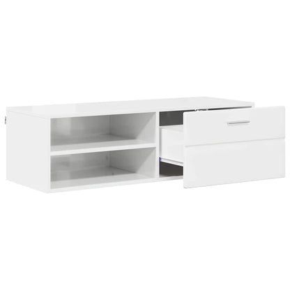 TOP Wandschrank | 1 Schublade | Wandmontiertes Lowboard | Holzschrank | 100 cm