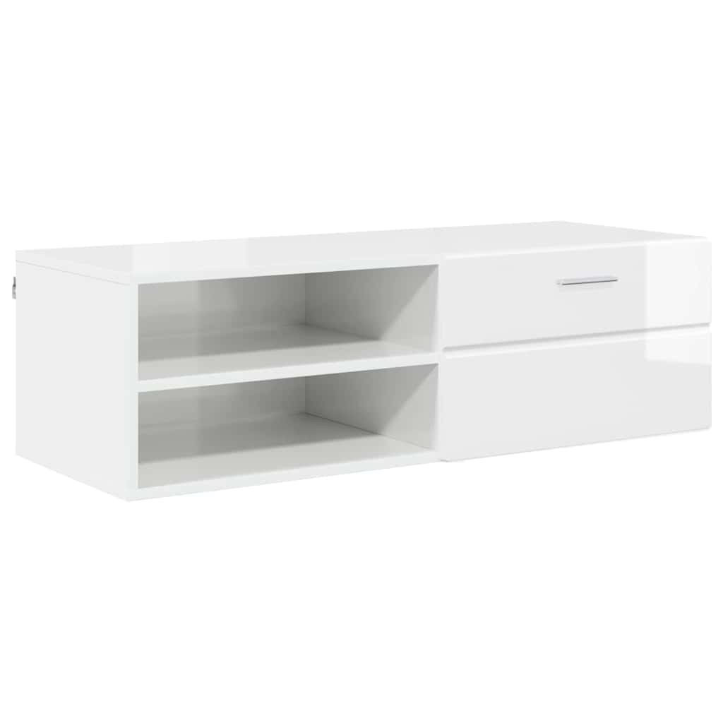 TOP Wandschrank | 1 Schublade | Wandmontiertes Lowboard | Holzschrank | 100 cm