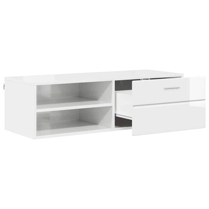 TOP Wandschrank | 1 Schublade | Wandmontiertes Lowboard | Holzschrank | 100 cm