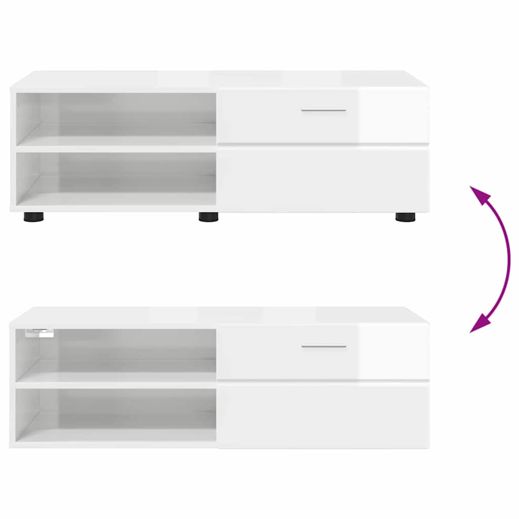 TOP Wandschrank | 1 Schublade | Wandmontiertes Lowboard | Holzschrank | 100 cm