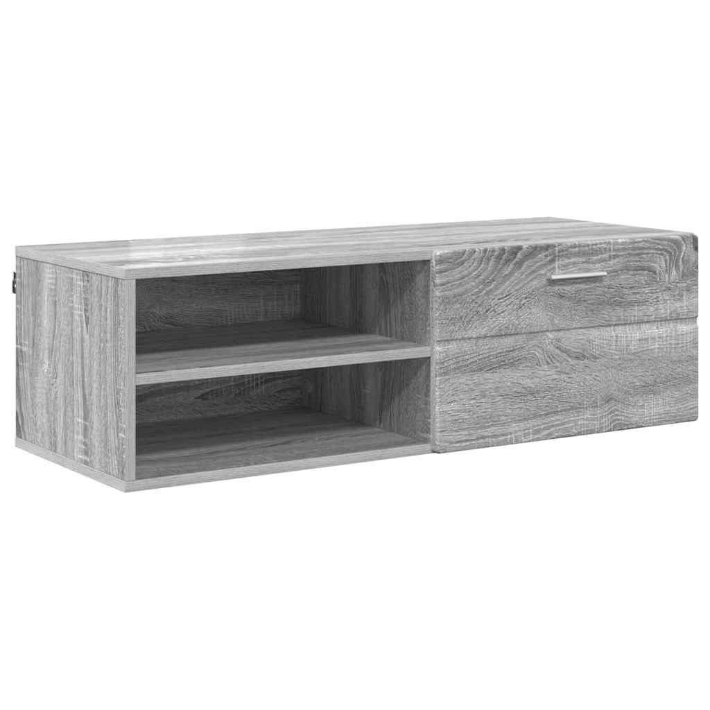 TOP Wandschrank | 1 Schublade | Wandmontiertes Lowboard | Holzschrank | 100 cm