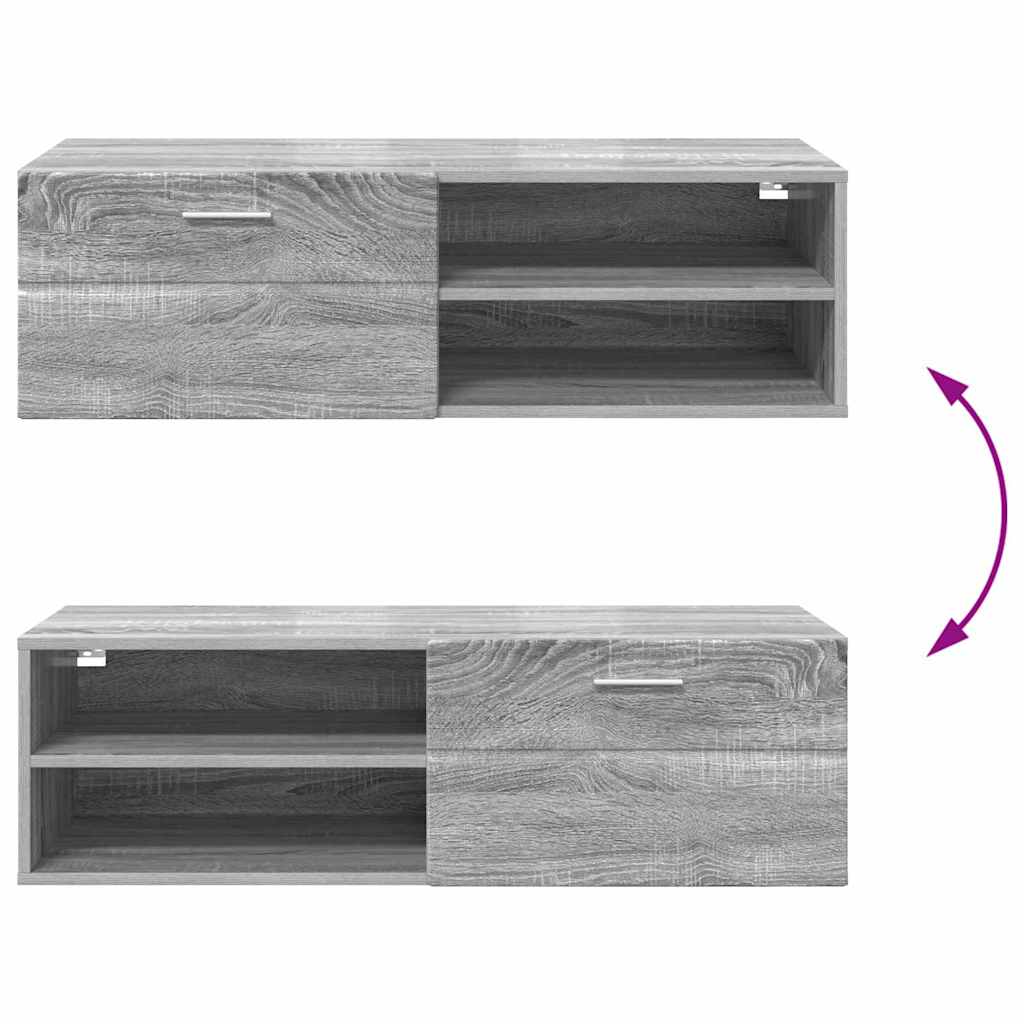 TOP Wandschrank | 1 Schublade | Wandmontiertes Lowboard | Holzschrank | 100 cm