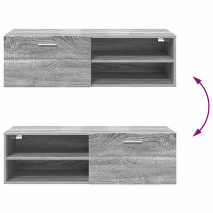TOP Wandschrank | 1 Schublade | Wandmontiertes Lowboard | Holzschrank | 100 cm