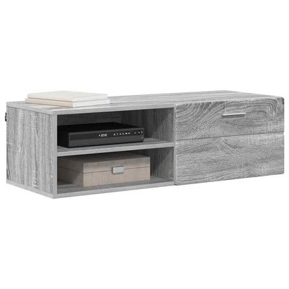 TOP Wandschrank | 1 Schublade | Wandmontiertes Lowboard | Holzschrank | 100 cm