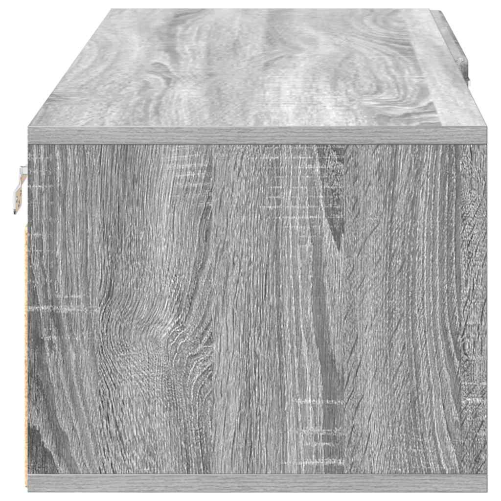 TOP Wandschrank | 1 Schublade | Wandmontiertes Lowboard | Holzschrank | 100 cm
