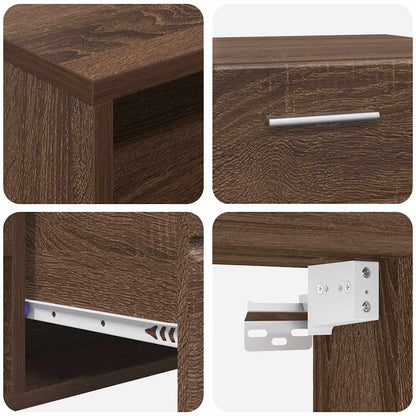 TOP Wandschrank | 1 Schublade | Wandmontiertes Lowboard | Holzschrank | 100 cm