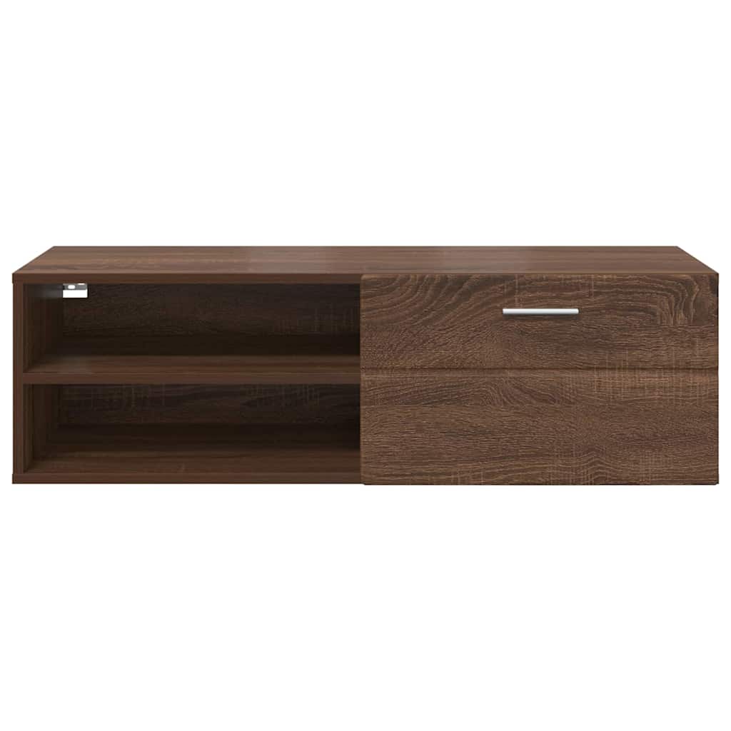 TOP Wandschrank | 1 Schublade | Wandmontiertes Lowboard | Holzschrank | 100 cm