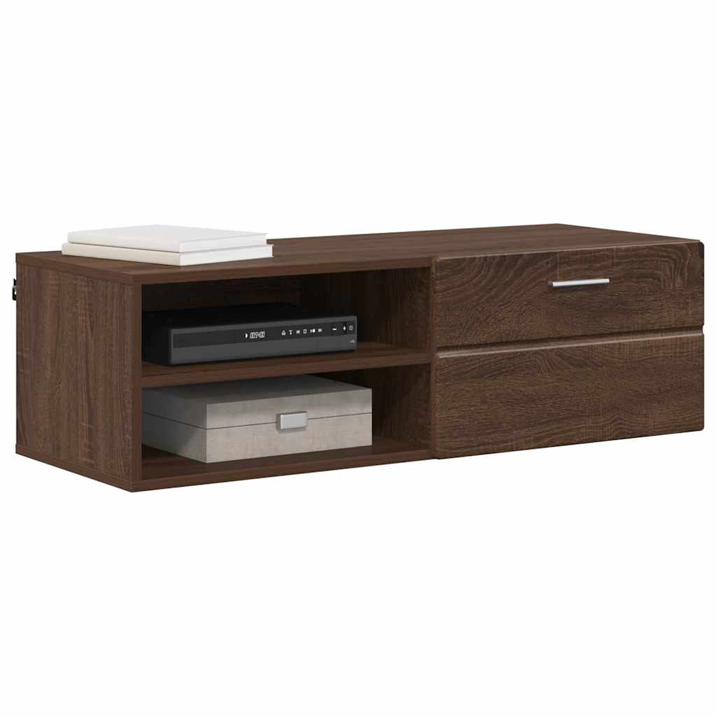 TOP Wandschrank | 1 Schublade | Wandmontiertes Lowboard | Holzschrank | 100 cm