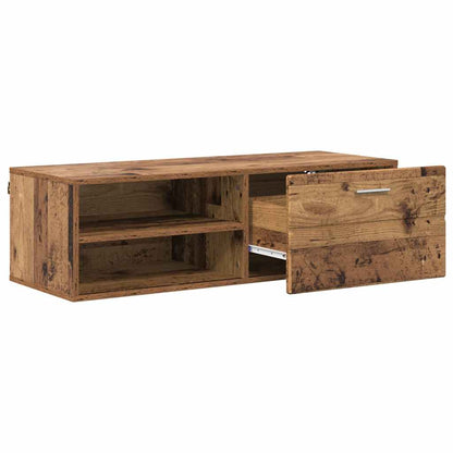 TOP Wandschrank | 1 Schublade | Wandmontiertes Lowboard | Holzschrank | 100 cm