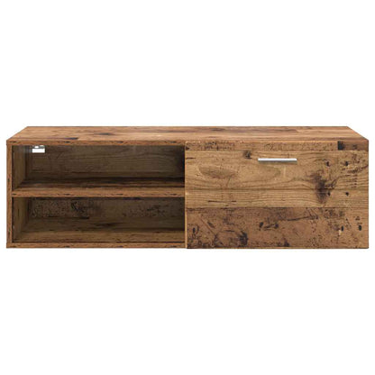 TOP Wandschrank | 1 Schublade | Wandmontiertes Lowboard | Holzschrank | 100 cm