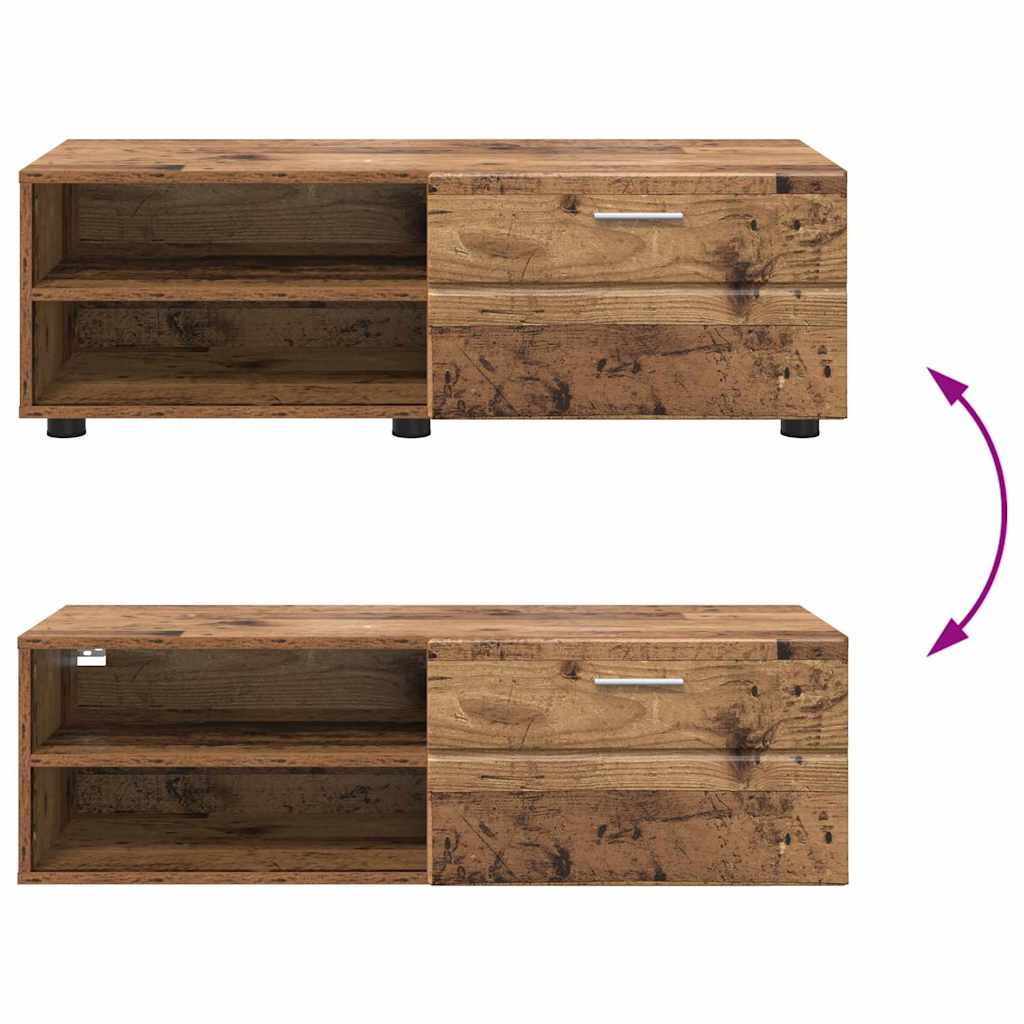 TOP Wandschrank | 1 Schublade | Wandmontiertes Lowboard | Holzschrank | 100 cm