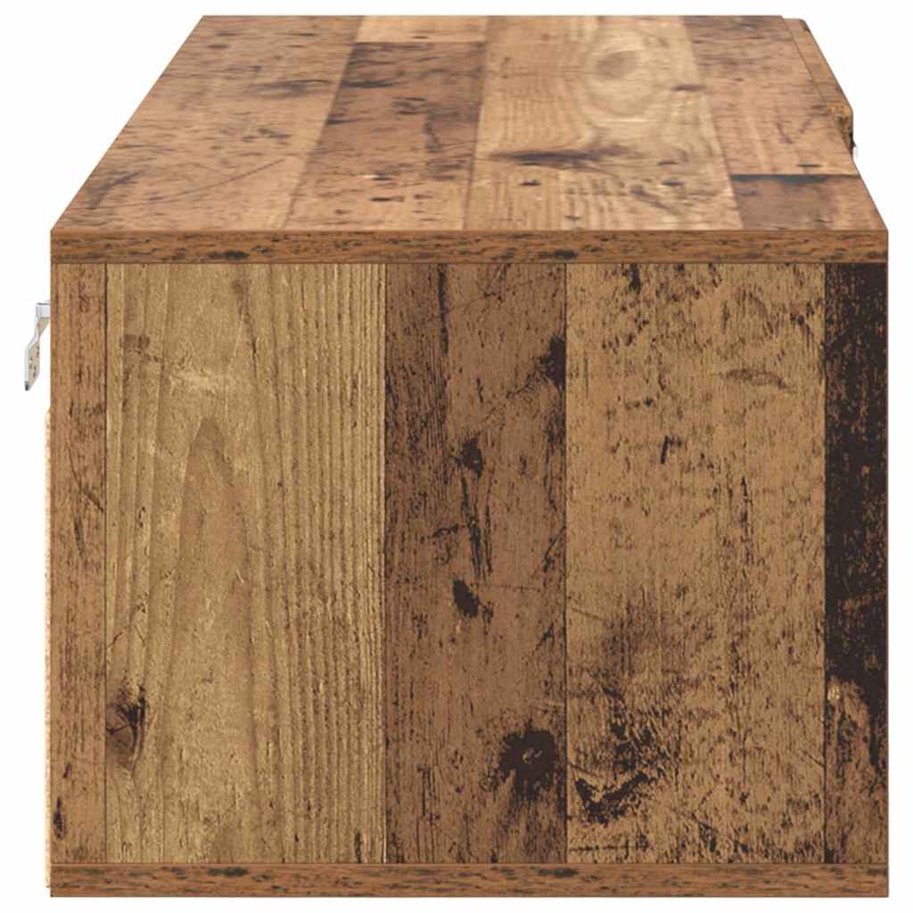TOP Wandschrank | 1 Schublade | Wandmontiertes Lowboard | Holzschrank | 100 cm