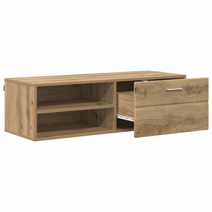 TOP Wandschrank | 1 Schublade | Wandmontiertes Lowboard | Holzschrank | 100 cm