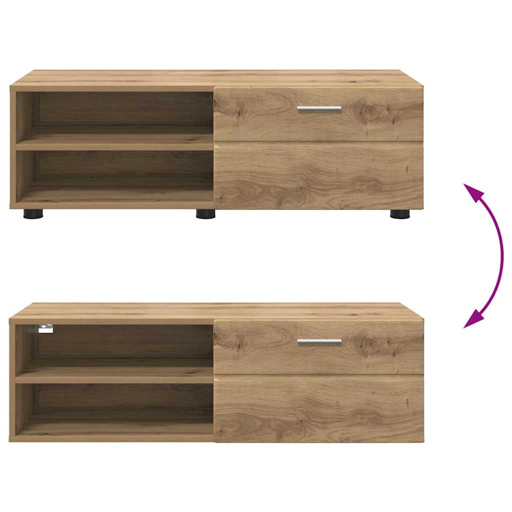 TOP Wandschrank | 1 Schublade | Wandmontiertes Lowboard | Holzschrank | 100 cm