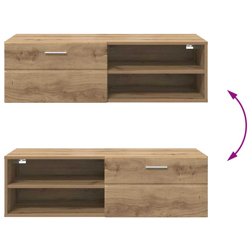 TOP Wandschrank | 1 Schublade | Wandmontiertes Lowboard | Holzschrank | 100 cm