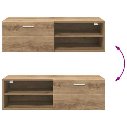 TOP Wandschrank | 1 Schublade | Wandmontiertes Lowboard | Holzschrank | 100 cm