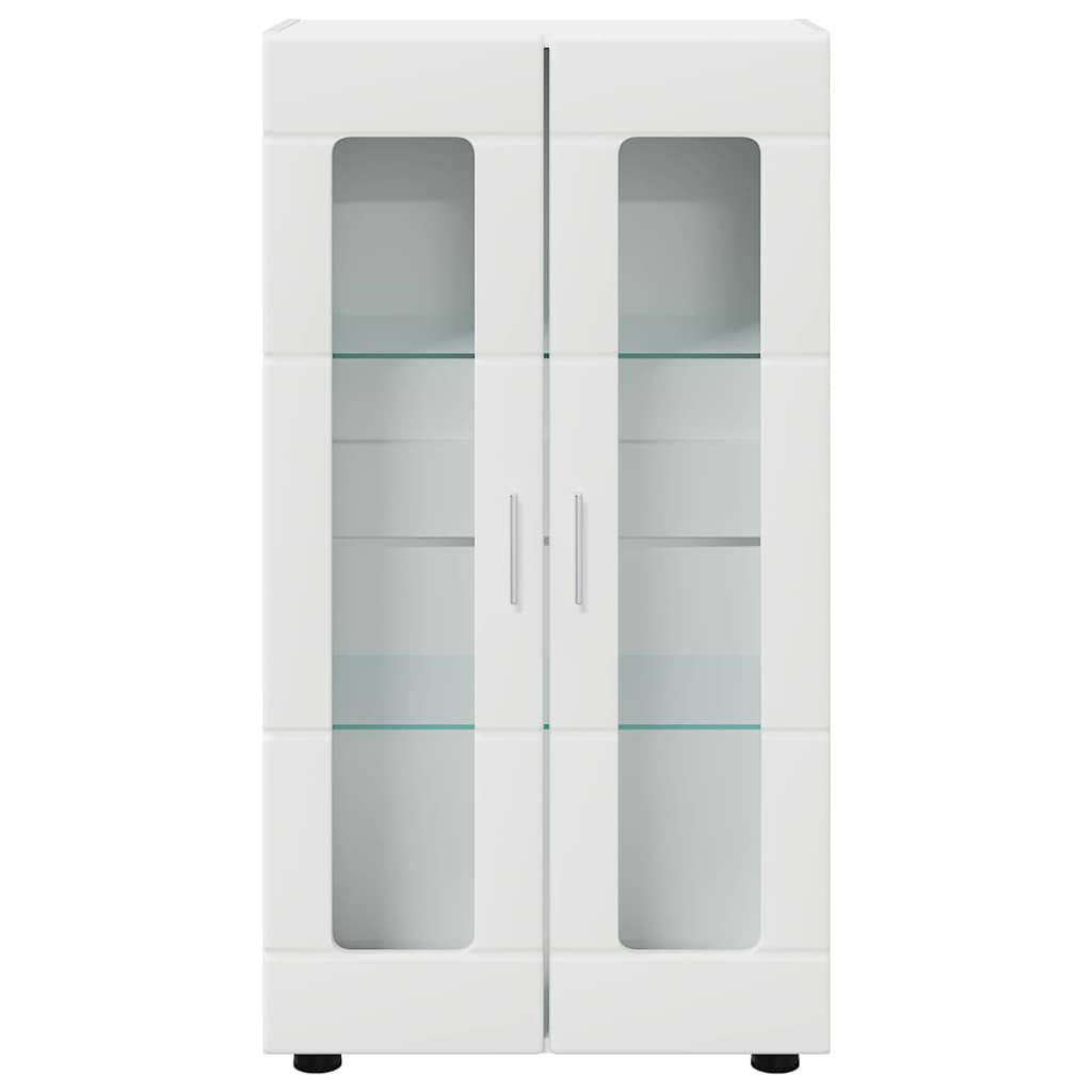 Sideboard | Kommode | Vitrinenschrank | Glastüren | Wohnzimmermöbel | 103 cm