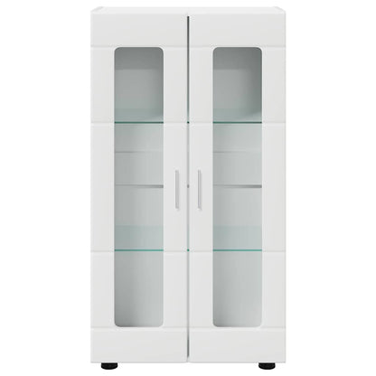 Sideboard | Kommode | Vitrinenschrank | Glastüren | Wohnzimmermöbel | 103 cm