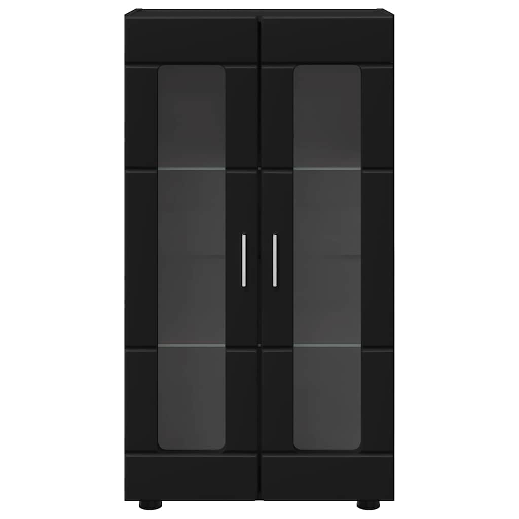 Sideboard | Kommode | Vitrinenschrank | Glastüren | Wohnzimmermöbel | 103 cm