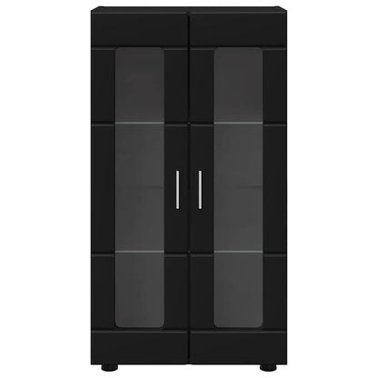 Sideboard | Kommode | Vitrinenschrank | Glastüren | Wohnzimmermöbel | 103 cm