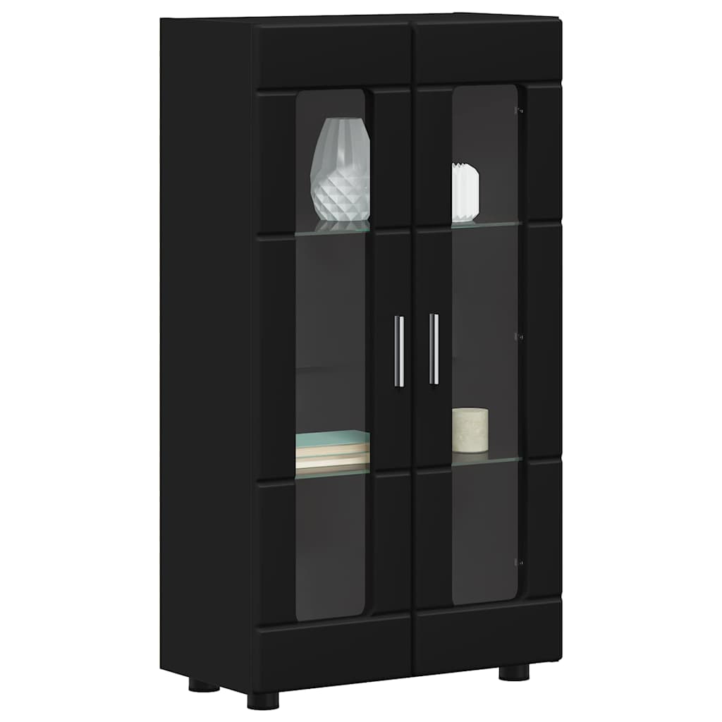 Sideboard | Kommode | Vitrinenschrank | Glastüren | Wohnzimmermöbel | 103 cm