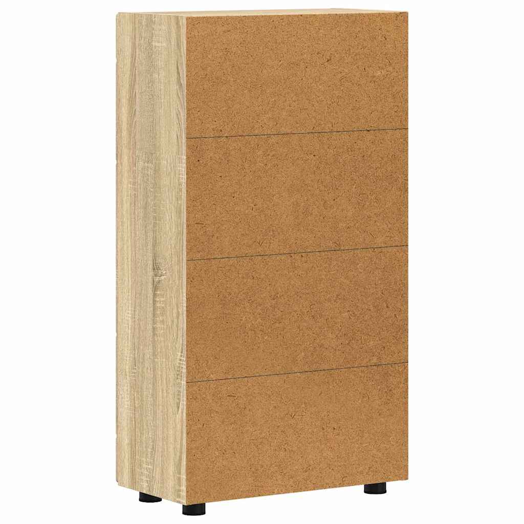 Sideboard | Kommode | Vitrinenschrank | Glastüren | Wohnzimmermöbel | 103 cm