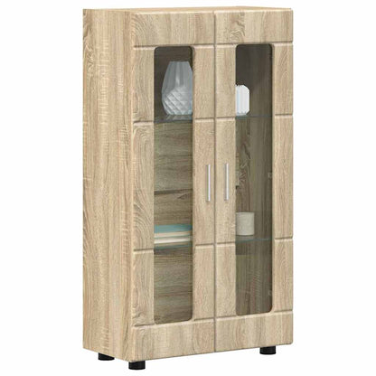 Sideboard | Kommode | Vitrinenschrank | Glastüren | Wohnzimmermöbel | 103 cm