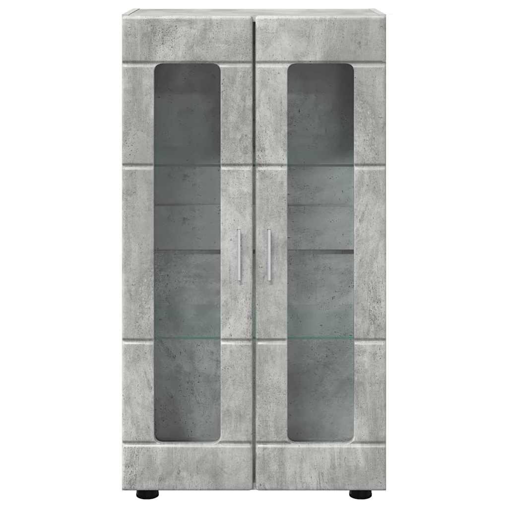 Sideboard | Kommode | Vitrinenschrank | Glastüren | Wohnzimmermöbel | 103 cm