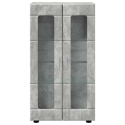 Sideboard | Kommode | Vitrinenschrank | Glastüren | Wohnzimmermöbel | 103 cm