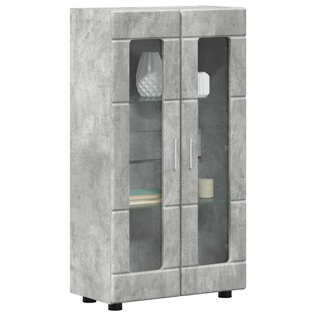 Sideboard | Kommode | Vitrinenschrank | Glastüren | Wohnzimmermöbel | 103 cm