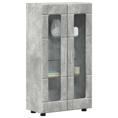 Sideboard | Kommode | Vitrinenschrank | Glastüren | Wohnzimmermöbel | 103 cm