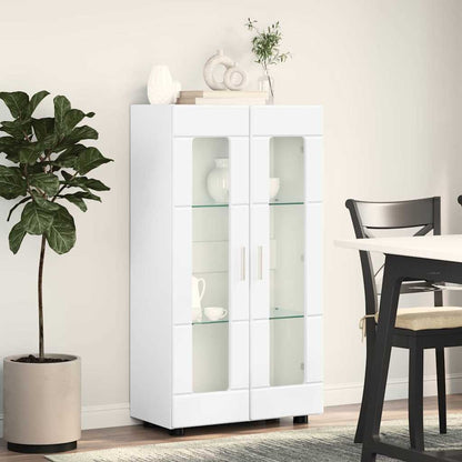 Sideboard | Kommode | Vitrinenschrank | Glastüren | Wohnzimmermöbel | 103 cm
