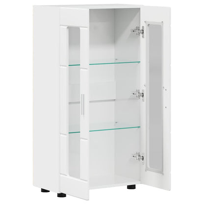 Sideboard | Kommode | Vitrinenschrank | Glastüren | Wohnzimmermöbel | 103 cm