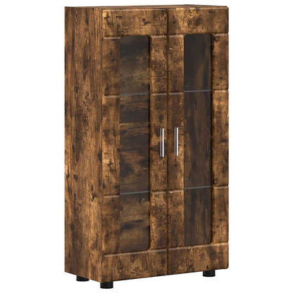 Sideboard | Kommode | Vitrinenschrank | Glastüren | Wohnzimmermöbel | 103 cm