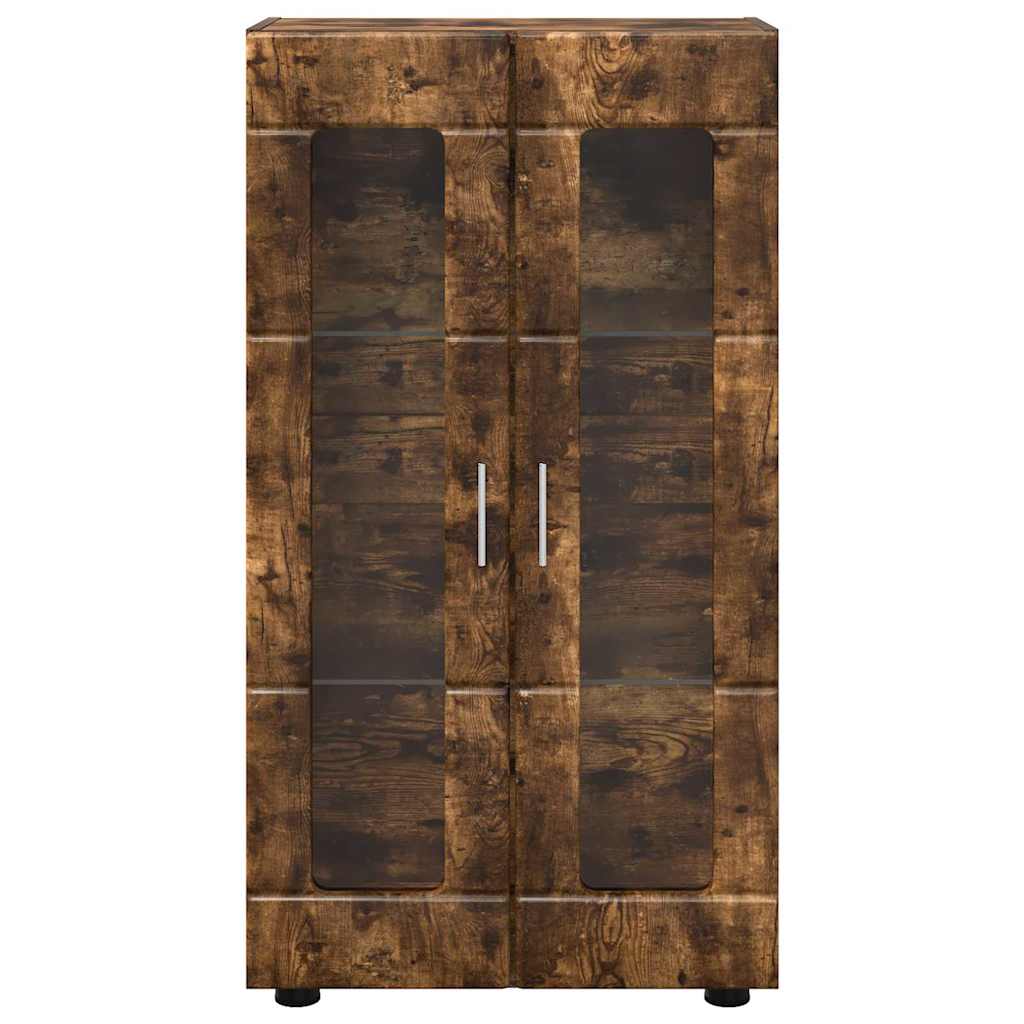 Sideboard | Kommode | Vitrinenschrank | Glastüren | Wohnzimmermöbel | 103 cm